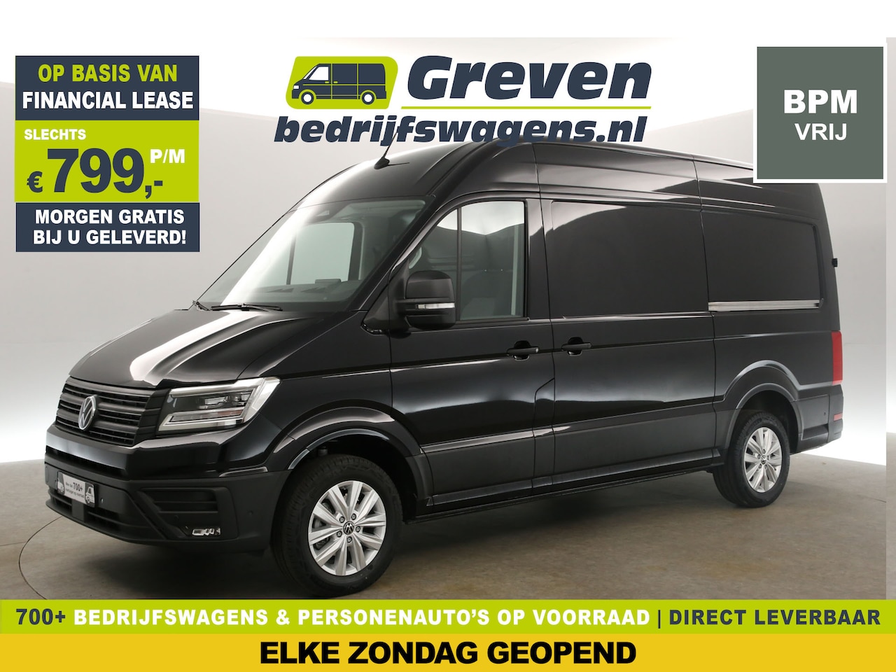 Volkswagen Crafter - 2.0 TDI DSG HIGHLINE EXCLUSIVE L3H3 | FACELIFT MODEL | BPM VRIJ | NIEUW 3000KG TREKHAAK VI - AutoWereld.nl