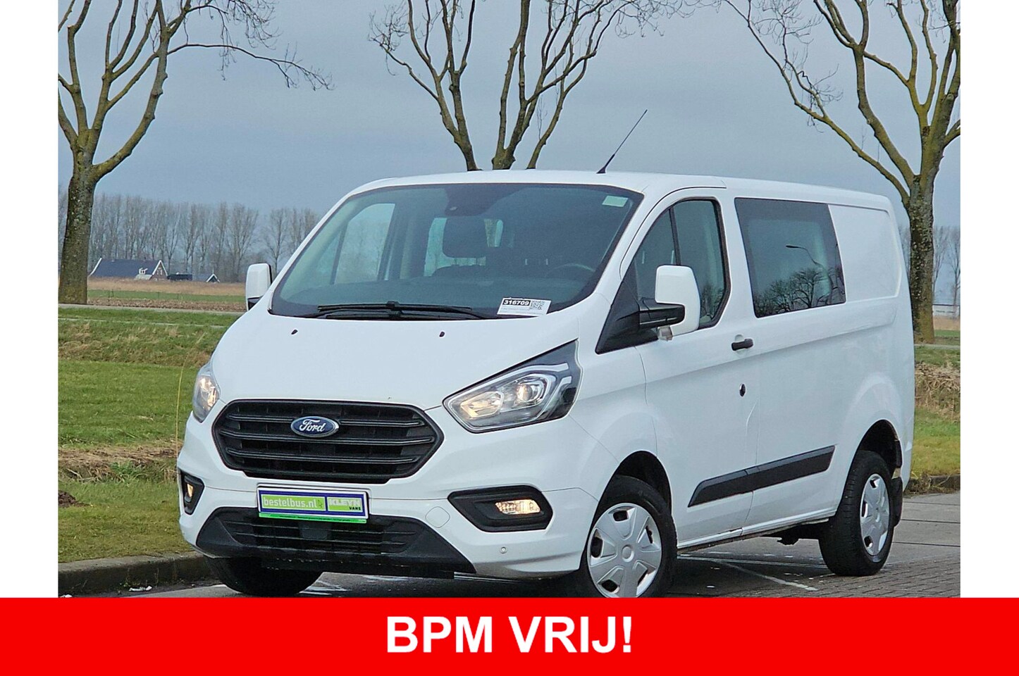 Ford Transit Custom - 300 2.0 TDCI L1H1 Trend DC 300 2.0 TDCI L1H1 Trend DC airco, pdc, trekhaak - AutoWereld.nl