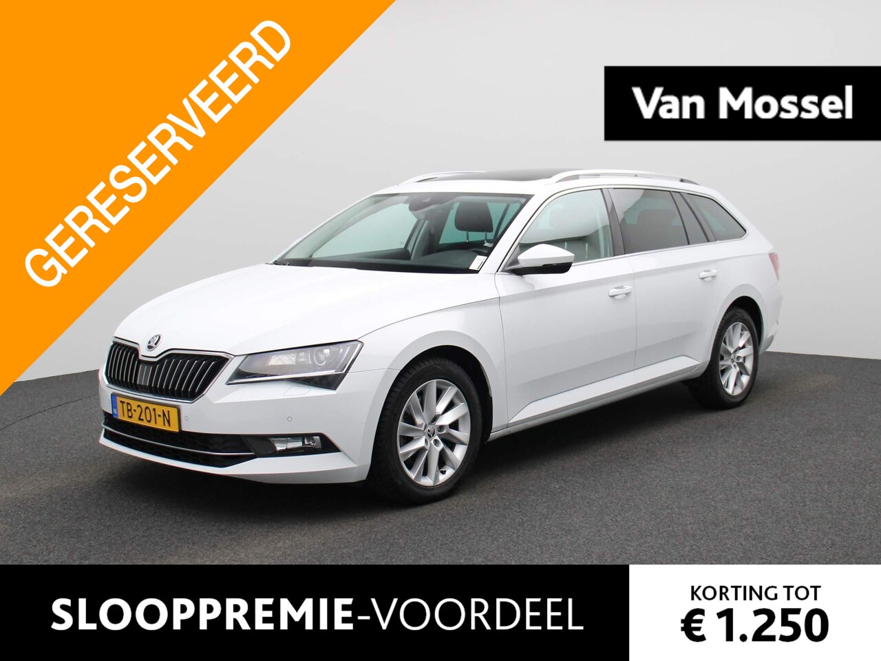 Skoda Superb Combi - 1.4 TSI ACT Ambition Business | Panorama dak | Parkeersensoren | Stoelverwarming | Automaa - AutoWereld.nl