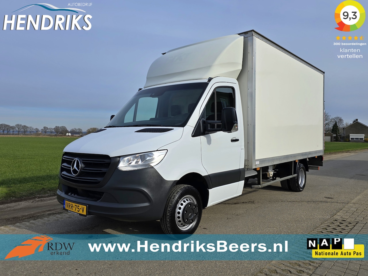 Mercedes-Benz Sprinter - 514 CDI Bakwagen + Klep - 140 Pk - Euro 6 - Airco - Cruise Control - AutoWereld.nl