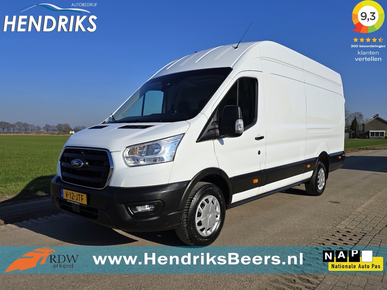 Ford Transit - 350 2.0 TDCI L4H3 Trend RWD - 130 Pk - Euro 6 - Camera - Navi - AutoWereld.nl