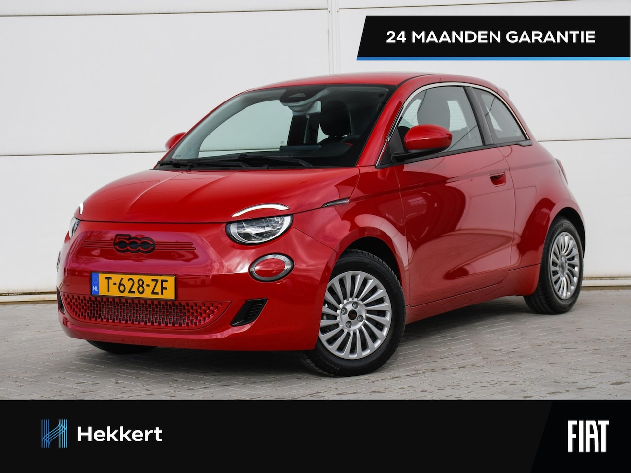 Fiat 500 - RED 24 kWh 95pk Automaat 47KM! | NAVI | DAB | USB | CRUISE.C | DIGITAAL DASHBOARD - AutoWereld.nl