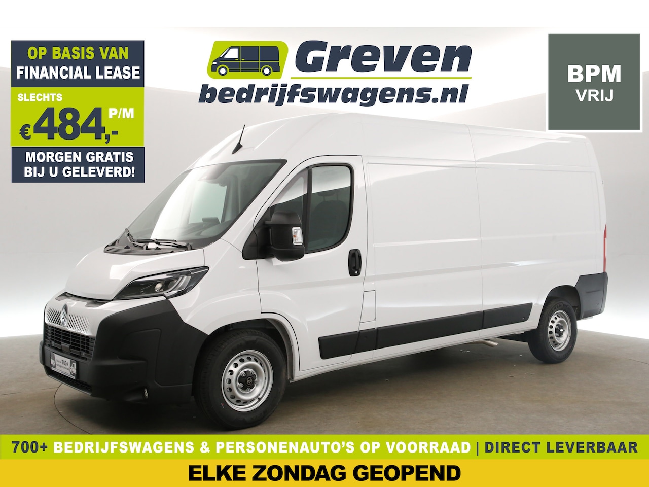 Citroën Jumper - 2.2 BlueHDi L3H2 | NIEUW | BPM VRIJ | 180PK Automaat Airco LED Camera Virtual Cruise Navig - AutoWereld.nl