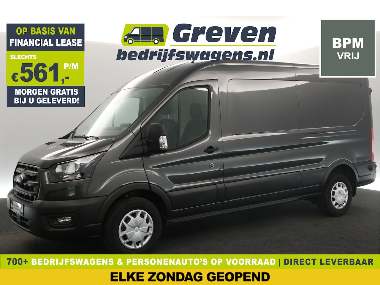 Ford Transit - 350 2.0 TDCI L3H2 Trend | NIEUW | BPM Vrij | Airco Carplay Camera Cruise Navigatie PDC Sto - AutoWereld.nl