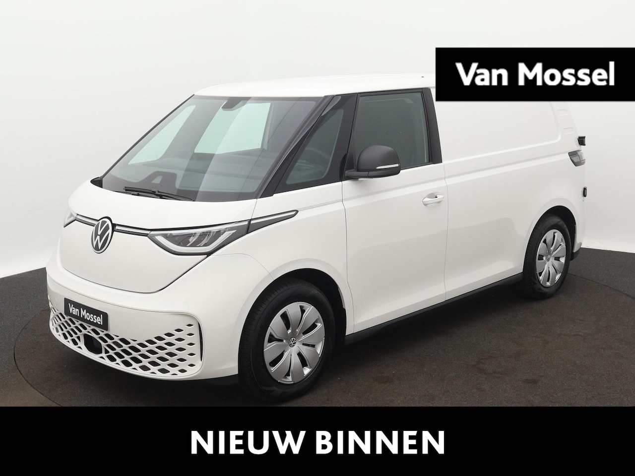 Volkswagen ID. Buzz Cargo - 79 kWh Camera | Deuren | Voorstoelen | Trekhaak | Schuifdeur rechts | 286 PK | Wit - AutoWereld.nl