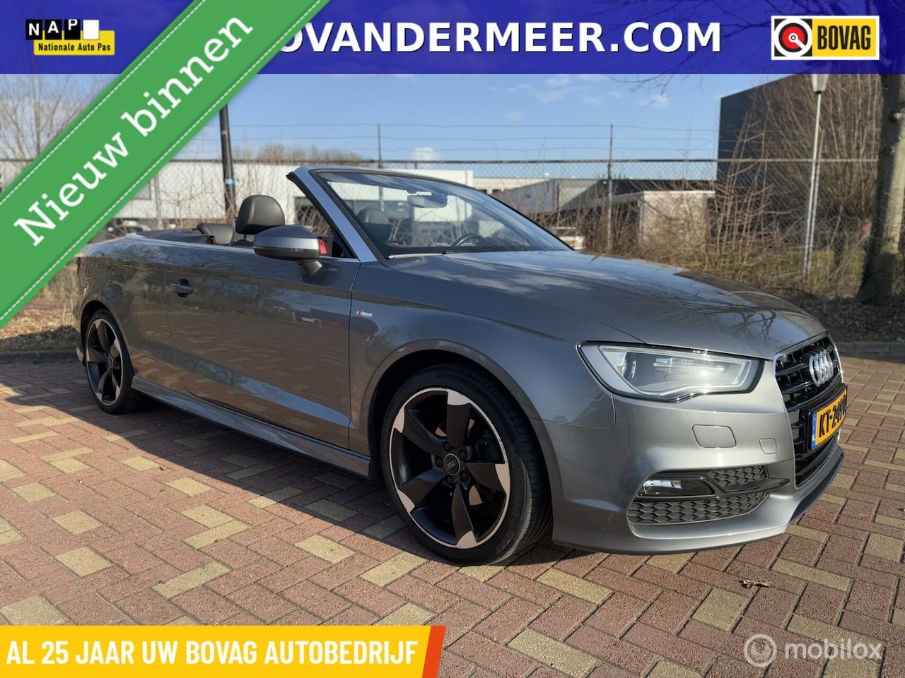 Audi A3 Cabriolet - 1.4 TFSI S-line / Open Days - AutoWereld.nl