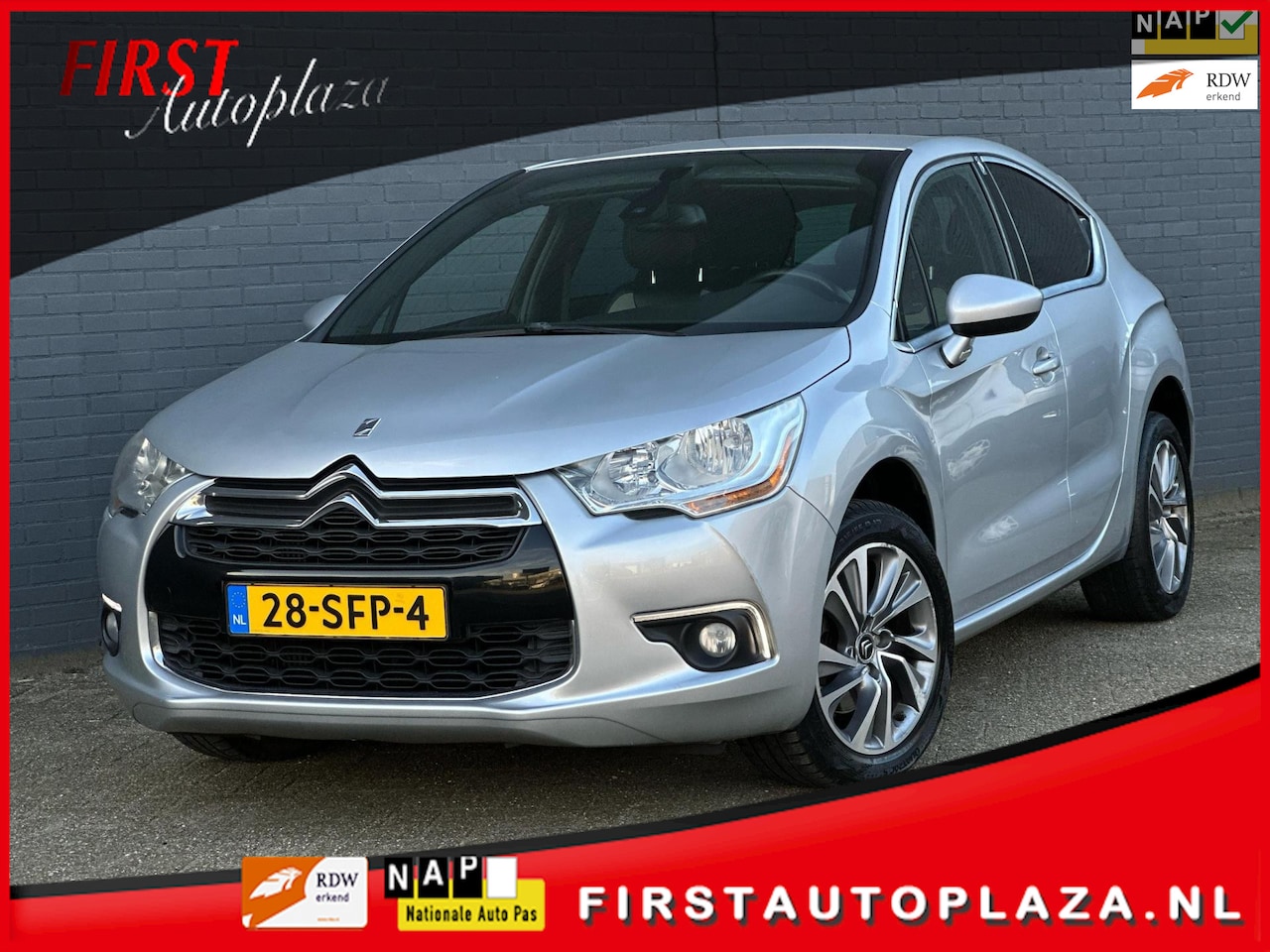 Citroën DS4 - 1.6 THP So Chic AUTOMAAT NAVI/MASSAGE/CRUISE/LEDER | KEURIGE AUTO ! - AutoWereld.nl