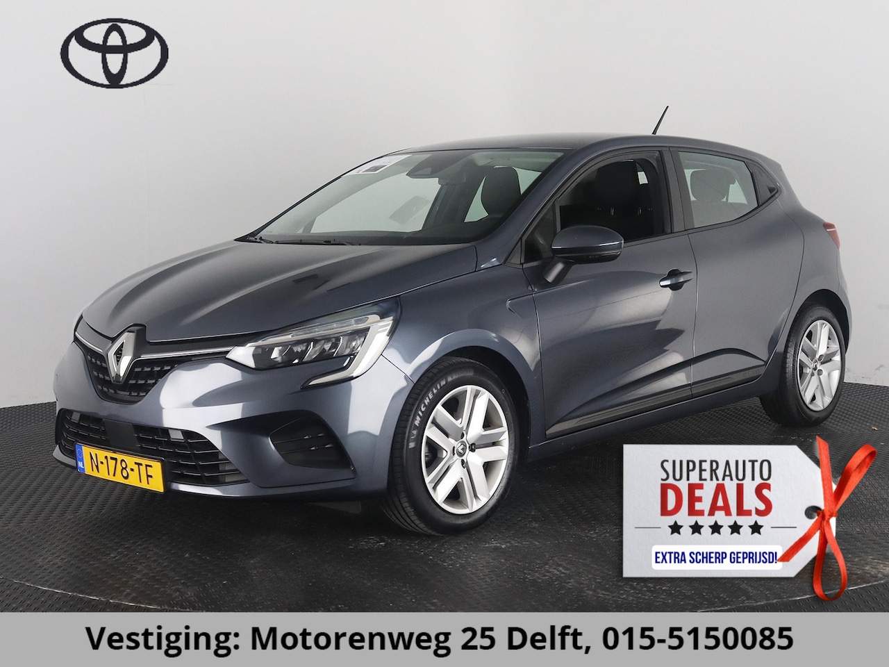 Renault Clio - 1.0 TCE BI-FUEL ZEN TOT 2 JR GARANTIE Airco. Apple/Android auto. Cruise Control. Navigatie - AutoWereld.nl