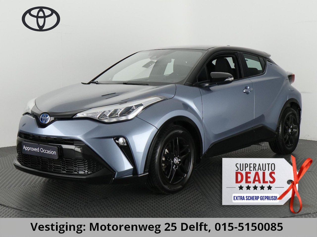 Toyota C-HR - 1.8 HYBRIDE SPECIAL EDITION BI-TONE AUTOMAAT NAVI. LMV .APPLE /ANDROID. CAMERA. GARANTIE T - AutoWereld.nl