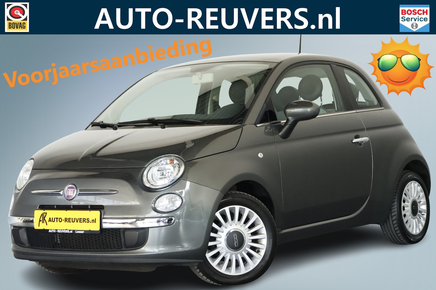 Fiat 500 - 1.2 Popstar / Panorama / Airco / Bluetooth - AutoWereld.nl