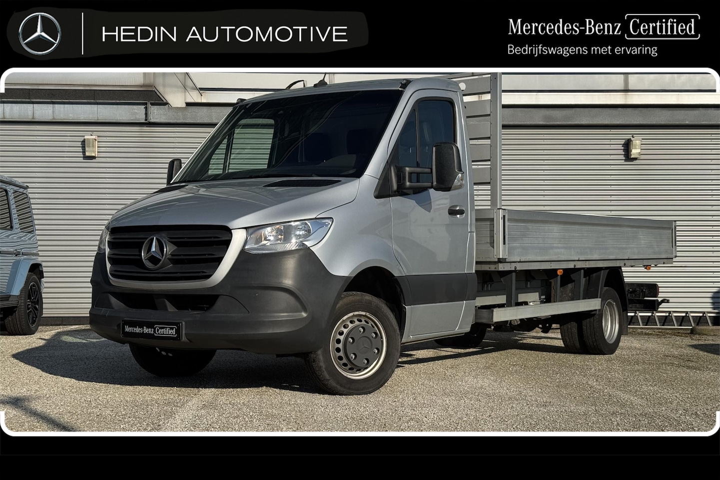 Mercedes-Benz Sprinter - 514 L3 Automaat Open Laadbak | Airco | Navigatie | Cruise Control | Trekhaak - AutoWereld.nl