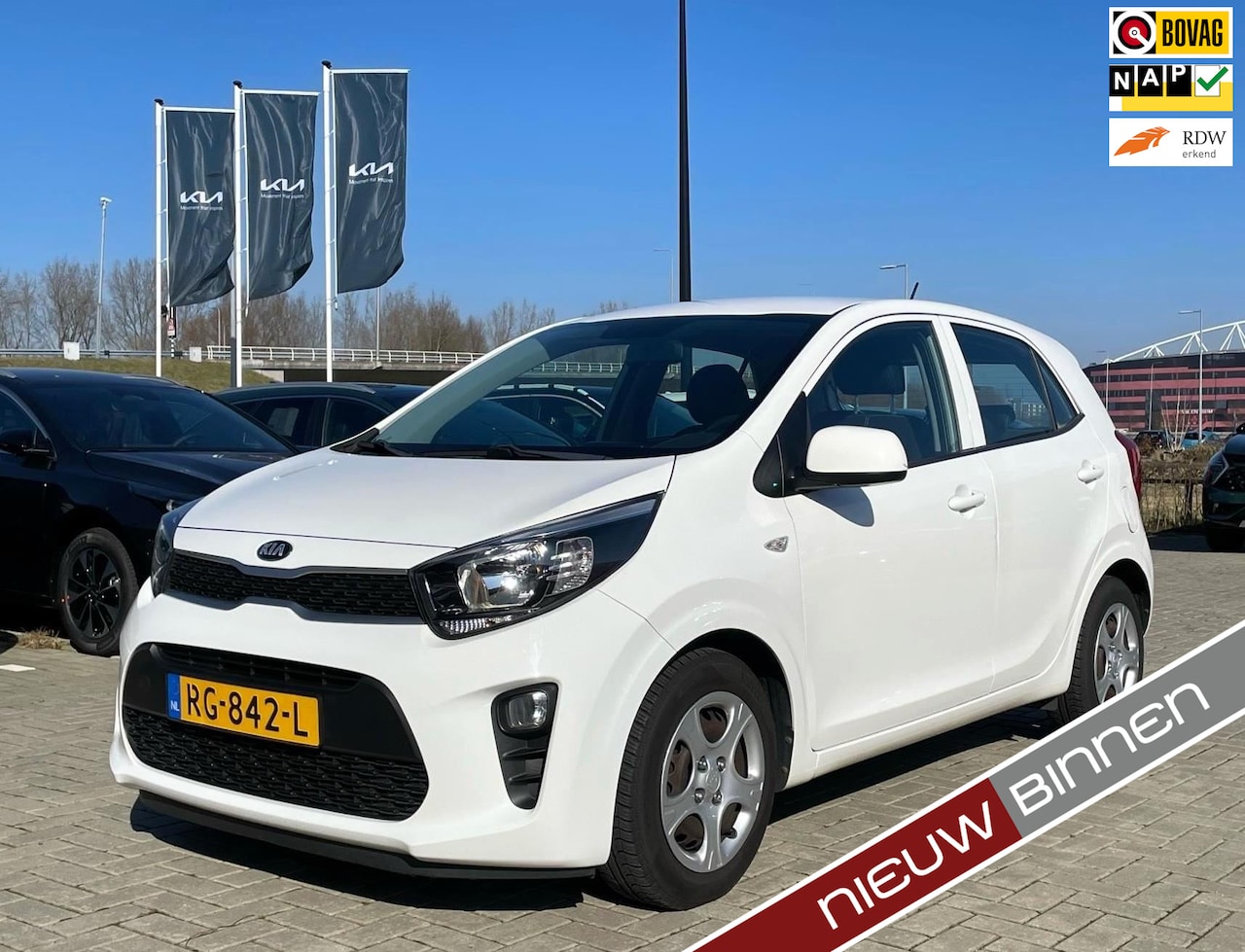 Kia Picanto - 1.0 CVVT 5 deurs Economy PlusLine | VAN 2e EIG | - AutoWereld.nl