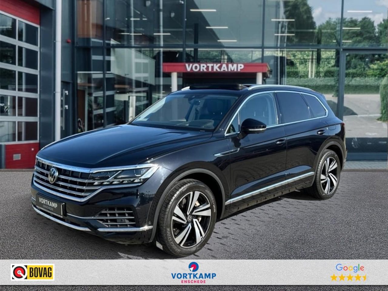 Volkswagen Touareg - 3.0 TSI ELEGANCE 4MOTION EHYBRID LUCHT-VERING/PANO-DAK/TREKHAAK/ - AutoWereld.nl