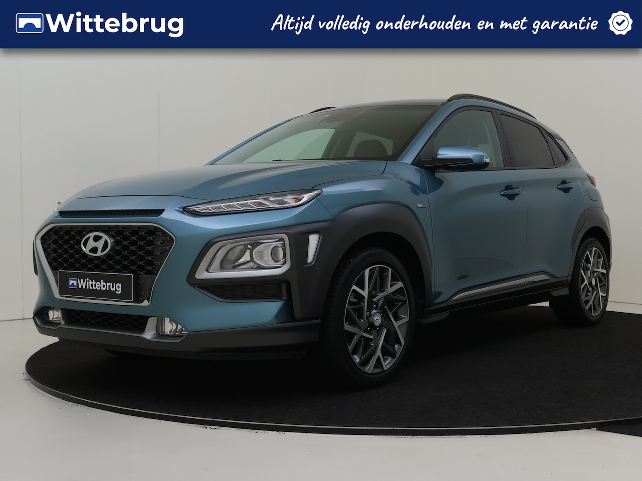 Hyundai Kona - 1.6 GDI HEV Fashion Design TREKHAAK | KRELL PREMIUM AUDIO | HALF LEDEREN BEKLEDING | NETTE - AutoWereld.nl