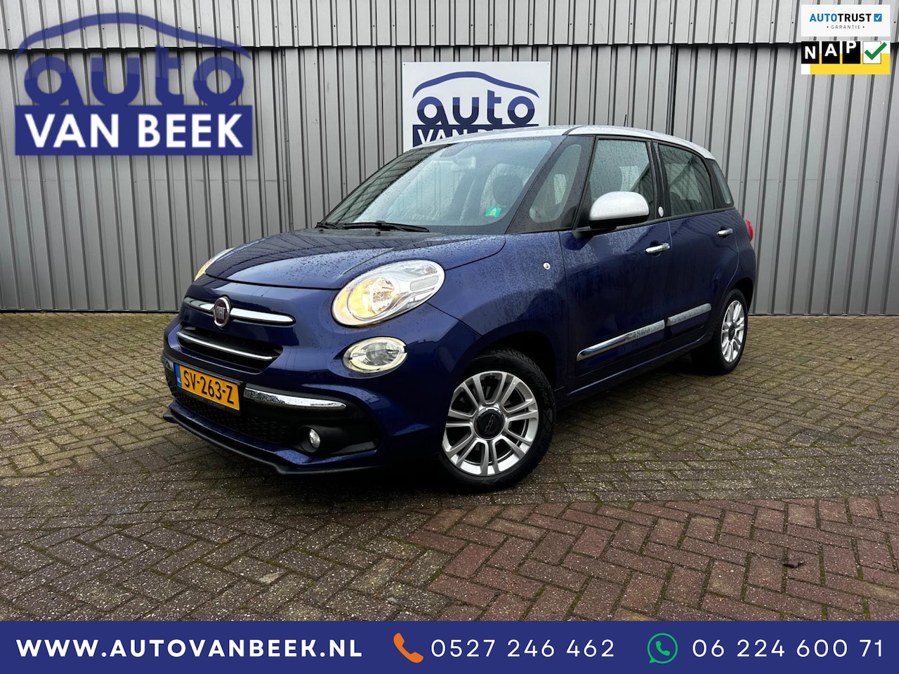 Fiat 500 L - 0.9 TwinAir PopStar|Nav|Trekhaak - AutoWereld.nl