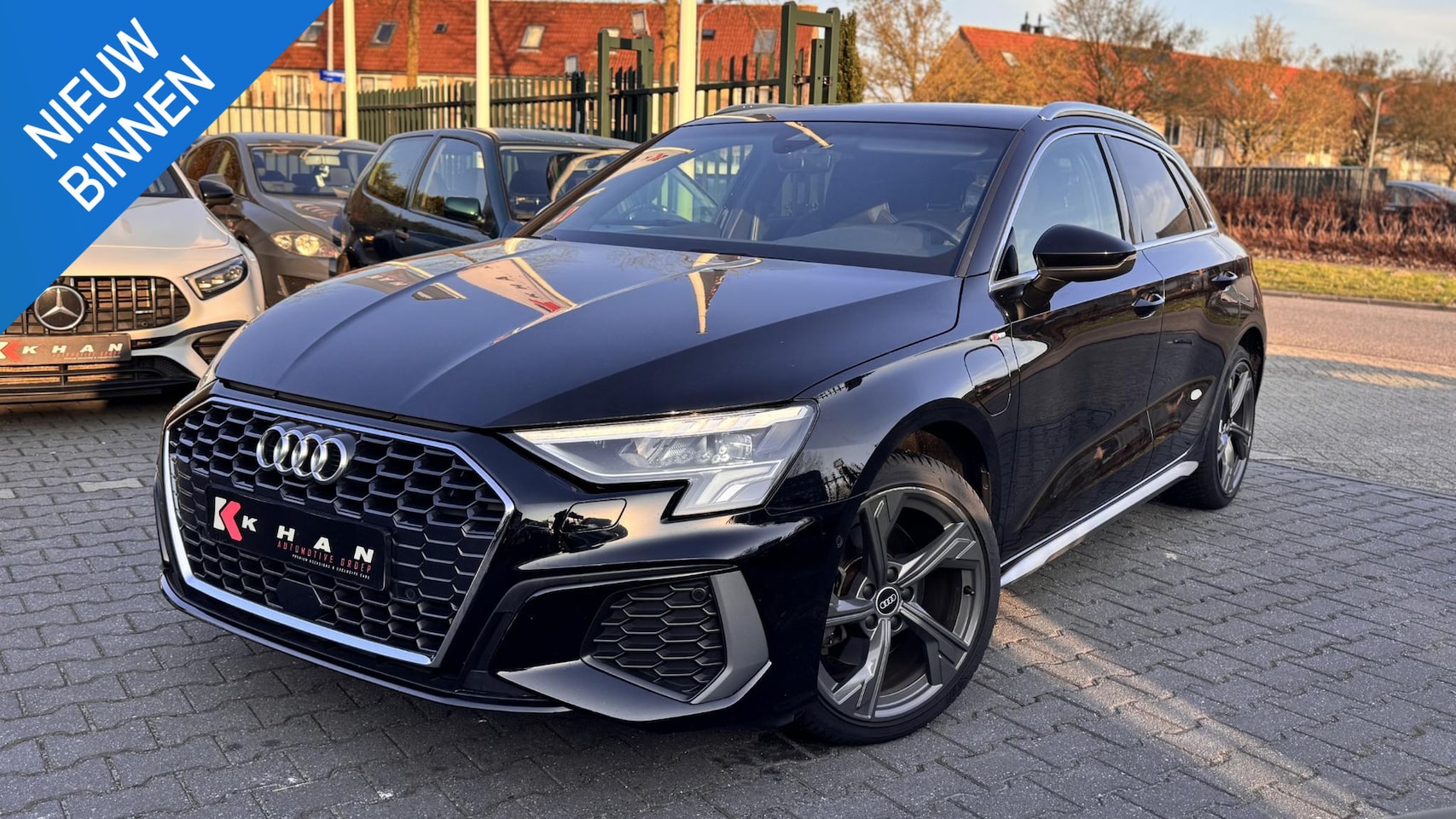 Audi A3 Sportback - 40 TFSI e S-line Elektr. S-stoelen|Dodehoek|Leder|AllSeasonNieuw|B&O - AutoWereld.nl