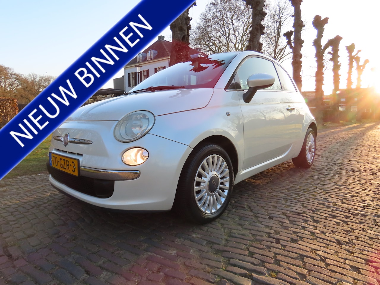 Fiat 500 - 1.2 Lounge Airco Panoramadak Stuurbekrachtiging Lm Velgen NL Auto - AutoWereld.nl