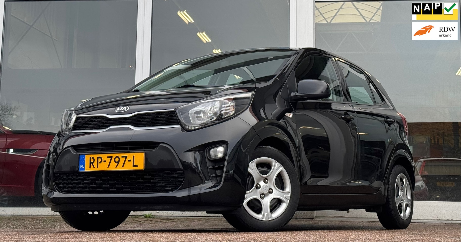 Kia Picanto - 1.0 CVVT EconomyPlusLine Apple car play 1e Eigenaar 100% Onderhouden cruise control! - AutoWereld.nl