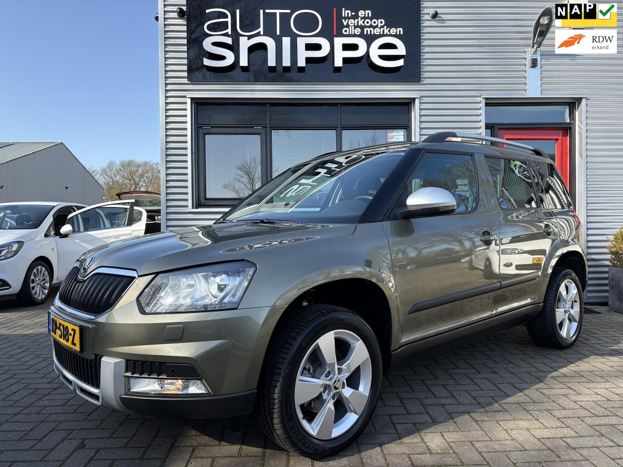 Skoda Yeti Outdoor - 1.4 TSI Greentech JOY 4x4 -TREKHAAK-1800 KG TREKGEWICHT-CLIMA-STOELVERWARMING-NAVI-APPLE C - AutoWereld.nl