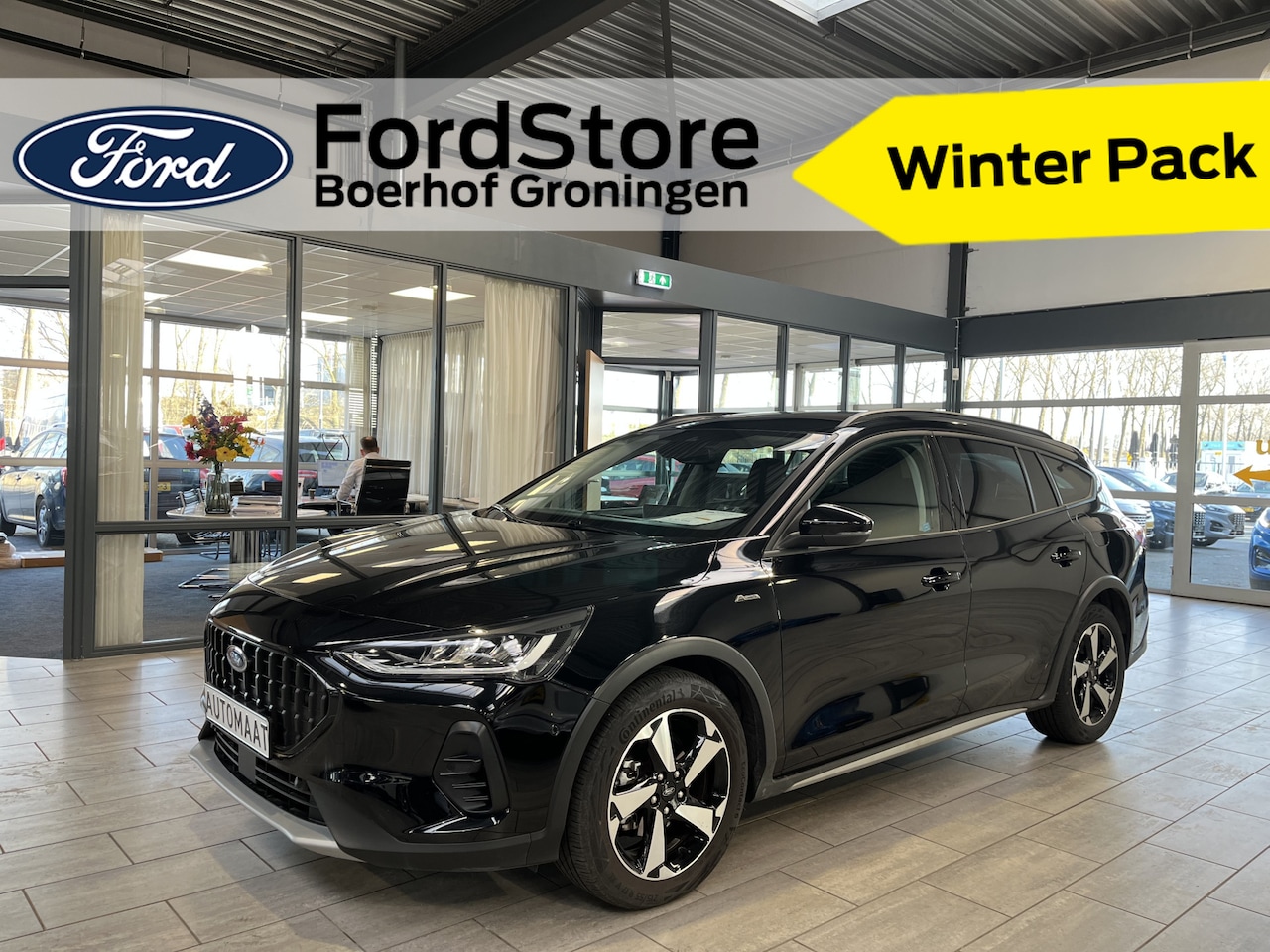 Ford Focus Wagon - EcoBoost Hybrid 155 pk Active | Pano | Winter Pack | Camera | Adapt. cruise | Camera | Dra - AutoWereld.nl