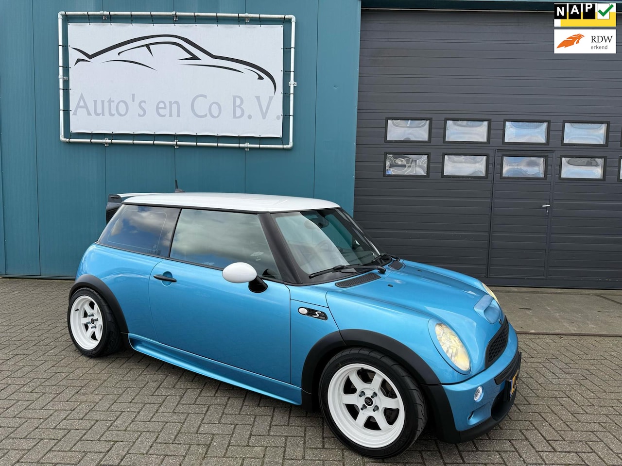 MINI Cooper S - Mini 1.6 Uniek 270 pk JCW Recaro Rolkooi Gp Spoiler Zeer Speciaal lees tekst - AutoWereld.nl