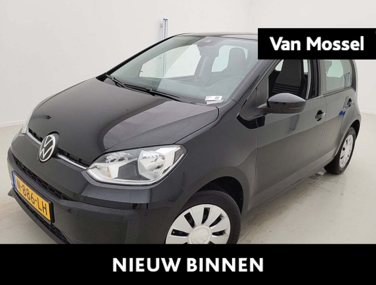 Volkswagen Up! - 1.0 65 PK | Airco | Bluetooth | DAB+ | Telefoonhouder | Elektrische ramen | LED dagrijverl - AutoWereld.nl