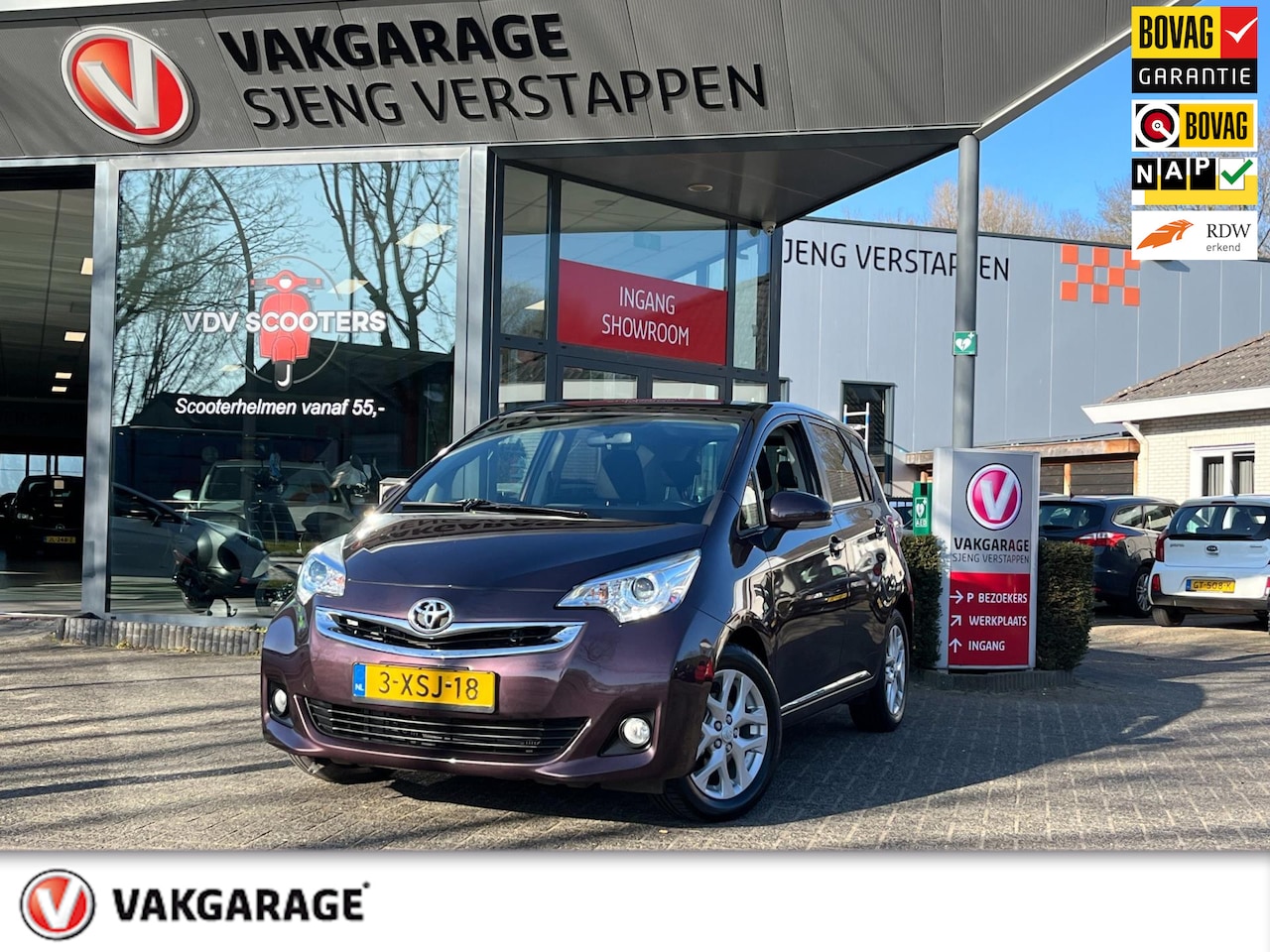 Toyota Verso S - 1.3 VVT-i Trend Automaat 60.000 km Bovag rijklaarprijs !! - AutoWereld.nl