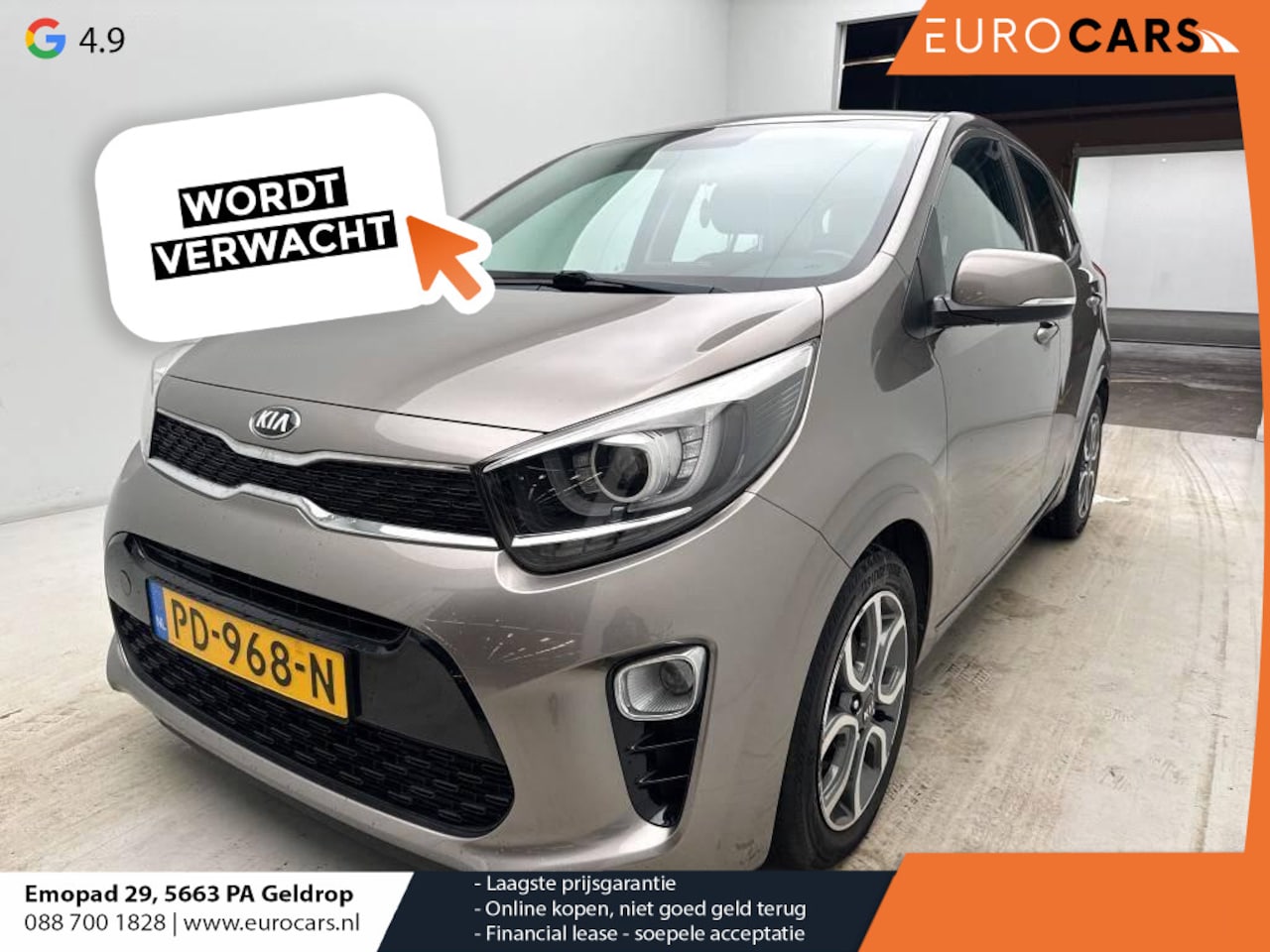 Kia Picanto - 1.0 CVVT First Edition Airco|ECC Navi Carplay PDC + Camera Lane Assist - AutoWereld.nl