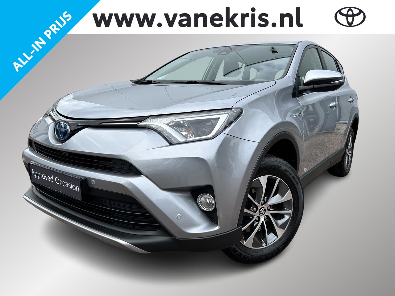 Toyota RAV4 - 2.5 Hybrid Dynamic 2.5 Hybrid Dynamic, Parkeersensoren voor en achter , NAVI. - AutoWereld.nl