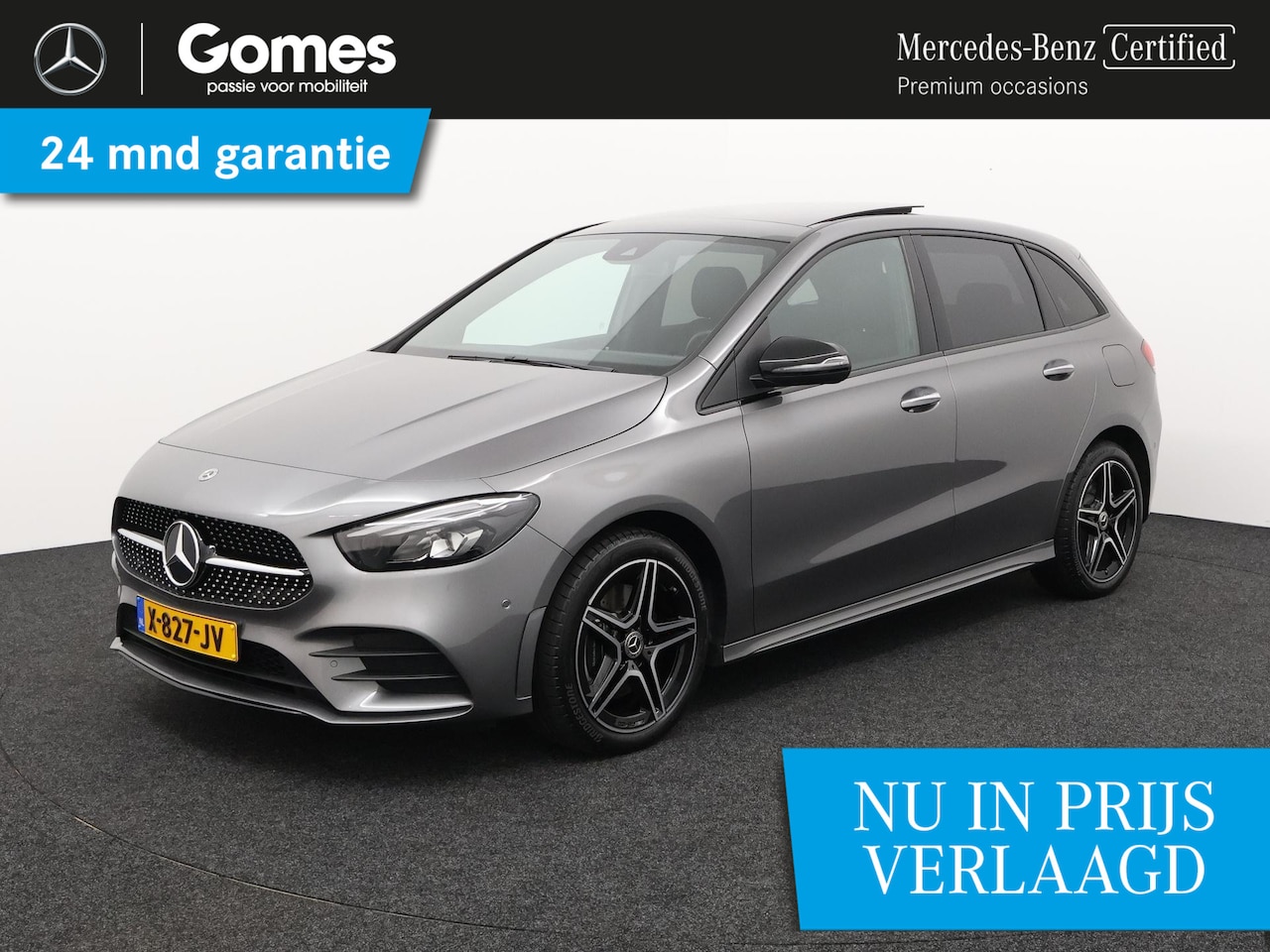 Mercedes-Benz B-klasse - 250 e AMG | Panoramadak | Nightpakket | Achteruitrijcamera | Stoelverwarming | Dodehoekass - AutoWereld.nl