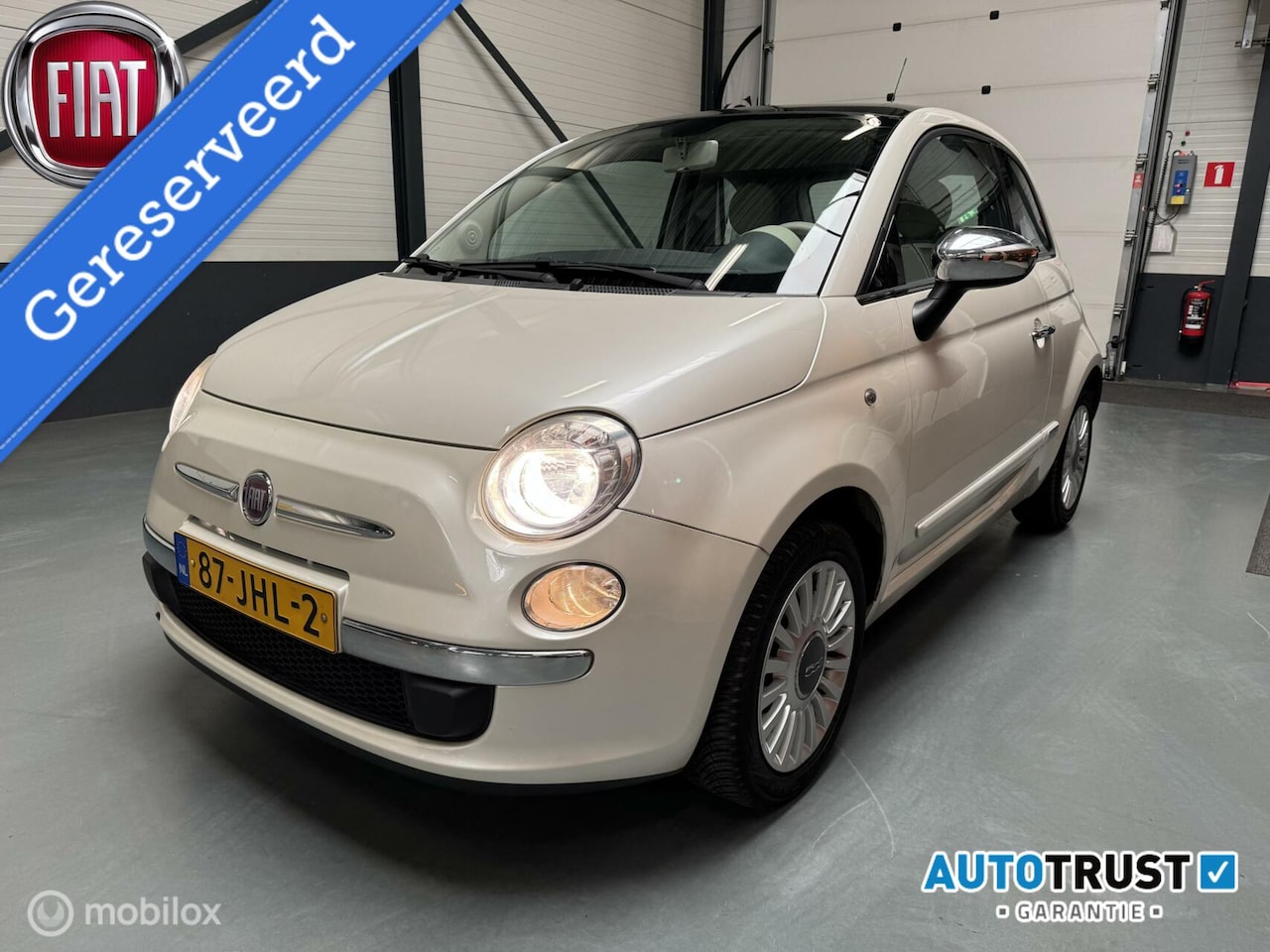 Fiat 500 - 1.2 Lounge Automaat|Pano|NL-Auto NAP! - AutoWereld.nl