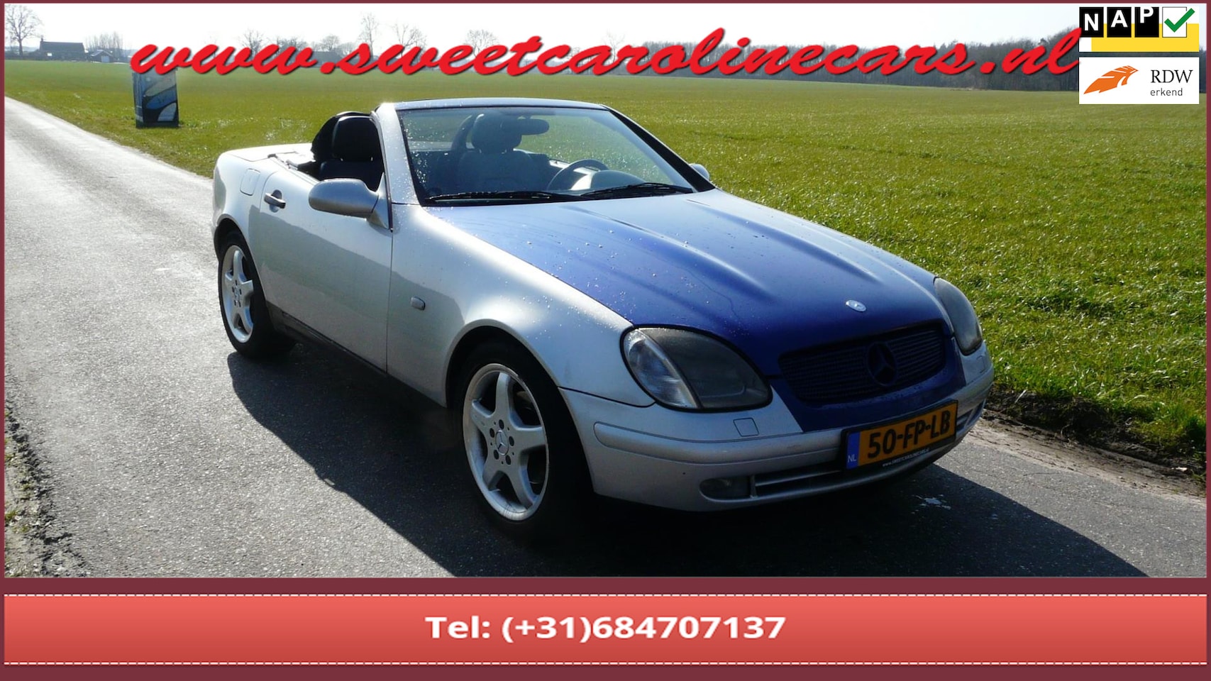 Mercedes-Benz SLK-klasse - 230 K.AMG styling pakket,17" lmv's, aparte two-tone color! - AutoWereld.nl