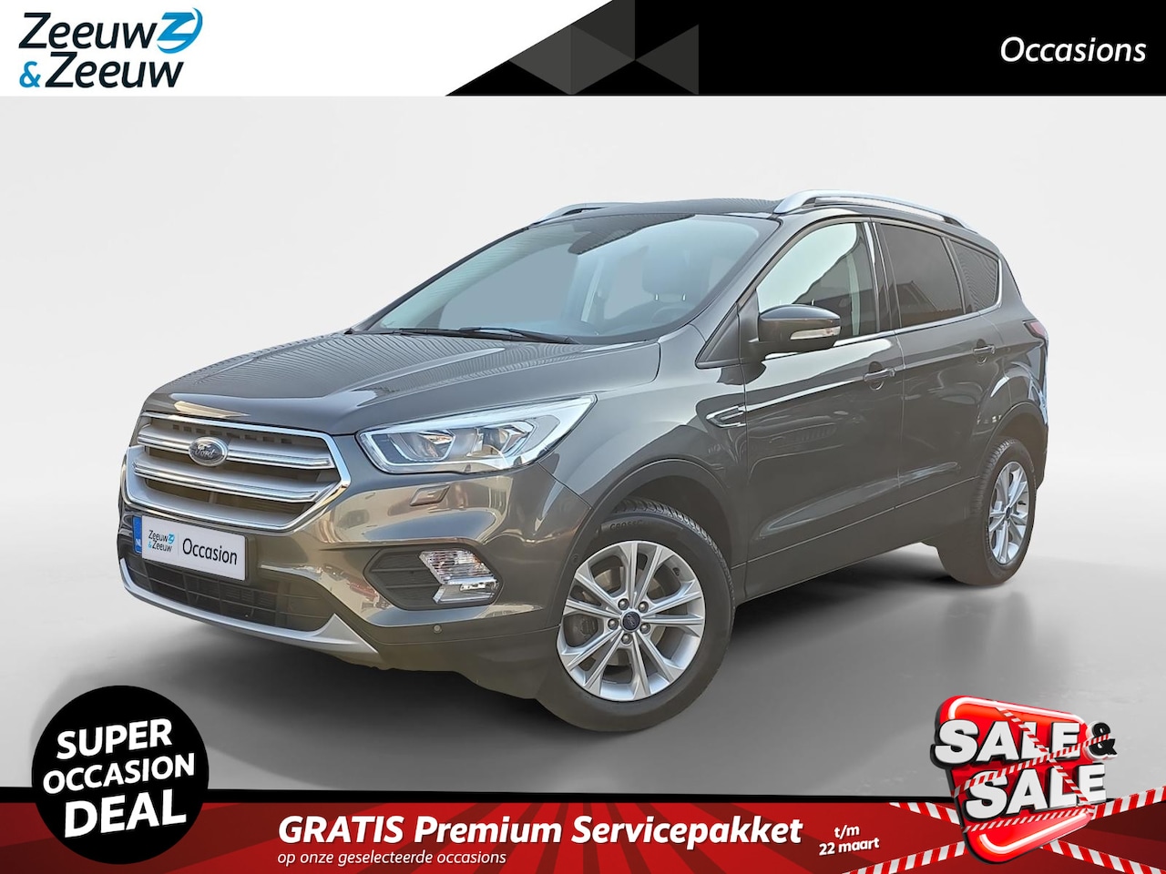 Ford Kuga - 1.5 EcoBoost Titanium | Vaste trekhaak | Achteruitrijcamera | Winterpack | Elektrische ach - AutoWereld.nl