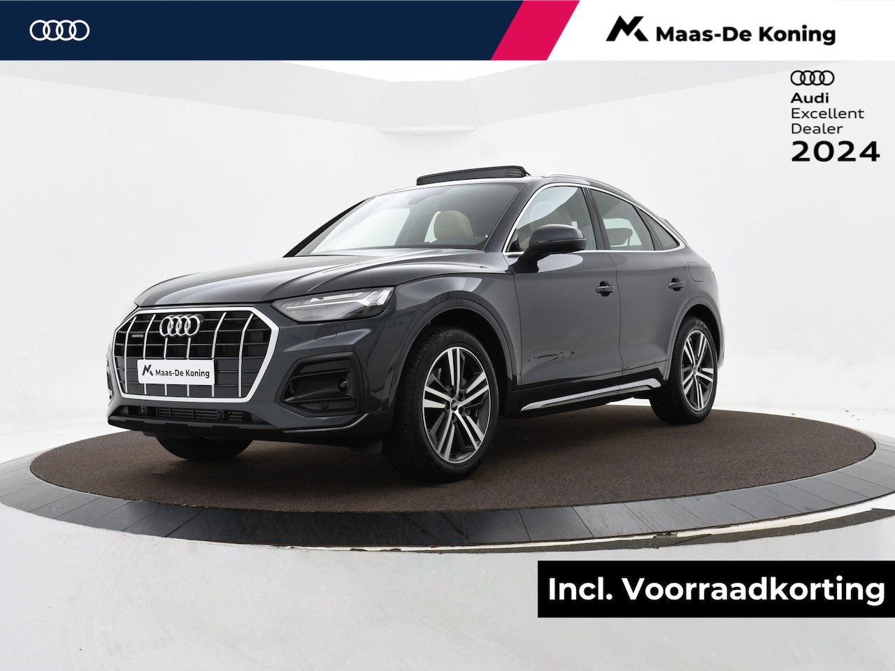 Audi Q5 Sportback - Advanced edition 50 TFSI e 220 kW/299 PK · Luchtvering · Glazen panoramadak · Ass. pakket - AutoWereld.nl