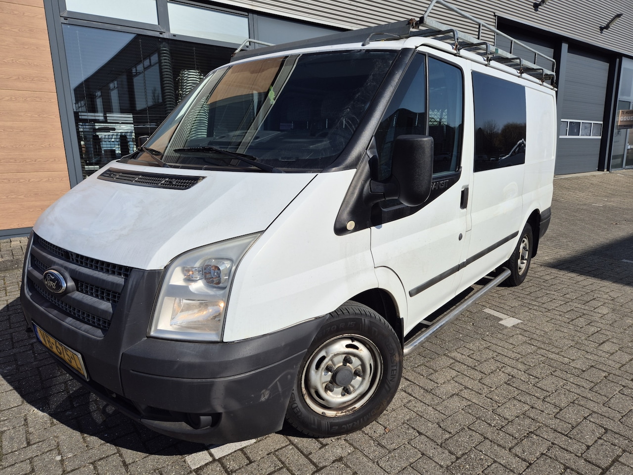 Ford Transit - 260S 2.2 TDCI 7-pers dubbel cabine 160k zeer mooi airco trekhaak imeriaal Economy Edition - AutoWereld.nl