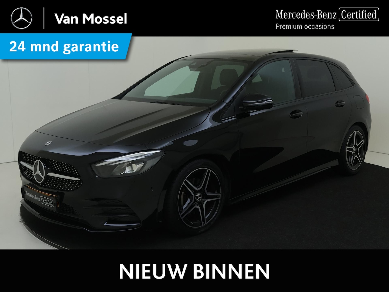 Mercedes-Benz B-klasse - 180 Business Solution AMG / Stoelverwarming / Achteruitrijcamera / Night-Pakket / Panaroma - AutoWereld.nl