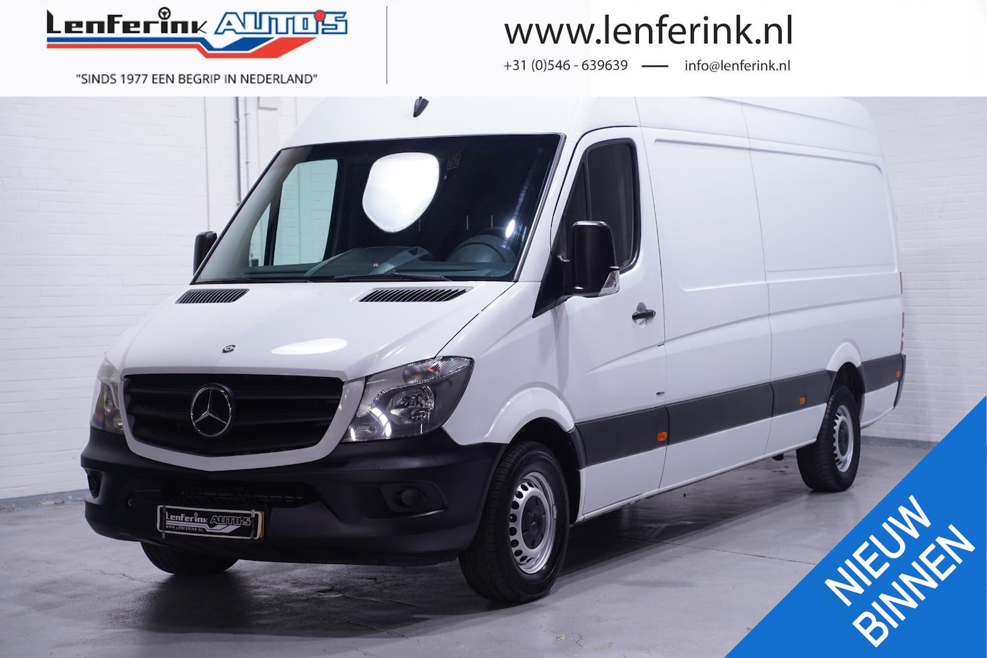 Mercedes-Benz Sprinter - 316 CDI 163 pk Aut. L3H2 Navi, Camera Trekhaak met Opstap, Cruise Control, Laadruimte Pakk - AutoWereld.nl