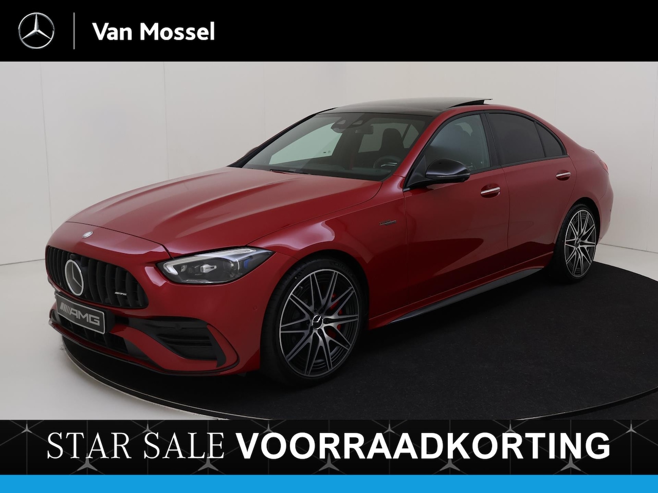 Mercedes-Benz C-klasse - AMG 43 4MATIC / Premium Plus/ Dynamic Plus/ Panoramadak/ Carbon / Zéér compleet! - AutoWereld.nl