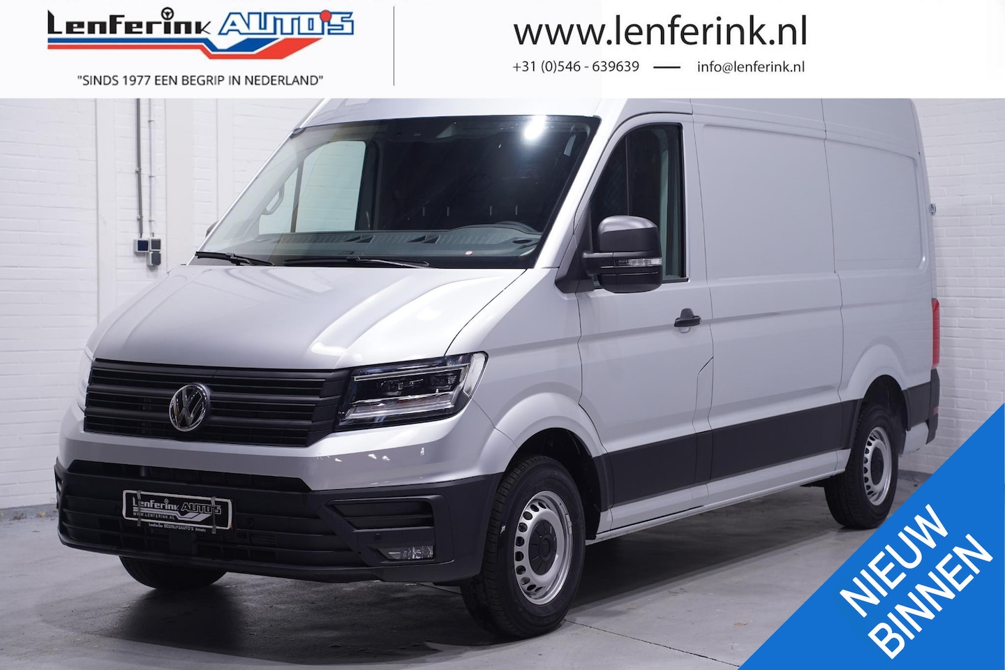 Volkswagen Crafter - 2.0 TDI 177 pk DSG Aut. Nieuw BPM vrij, Navi LED Koplampen, PDC V+A, DAB+, Apple Carplay, - AutoWereld.nl