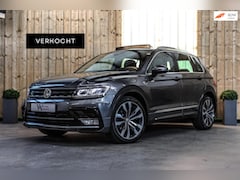 Volkswagen Tiguan - 2.0 TSI 4Motion 3x R-Line *Pano*Leder*Memory*Trekhaak*Led