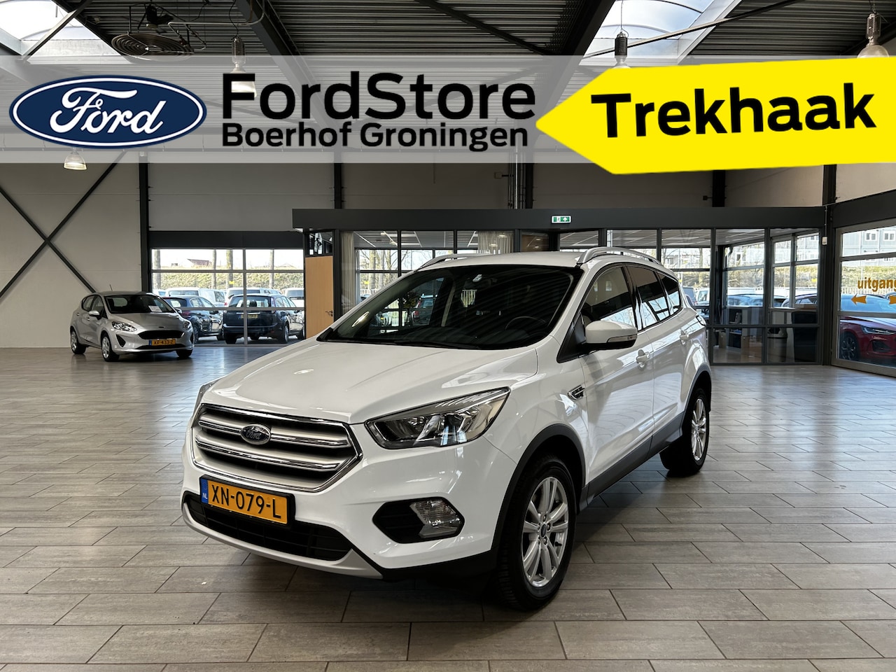 Ford Kuga - 1.5 EcoBoost Trend Ultimate | Trekhaak | Camera | Vooruitverw. | 4 seiz. banden | Navi | C - AutoWereld.nl