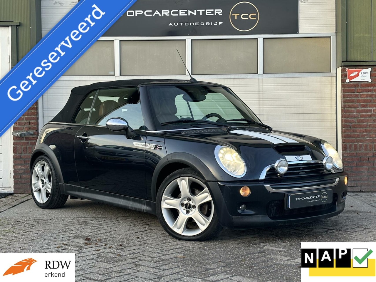 MINI Cabrio - 1.6 Cooper S Chili/AIRCO/STOELV/PARKS/APK/NAP - AutoWereld.nl