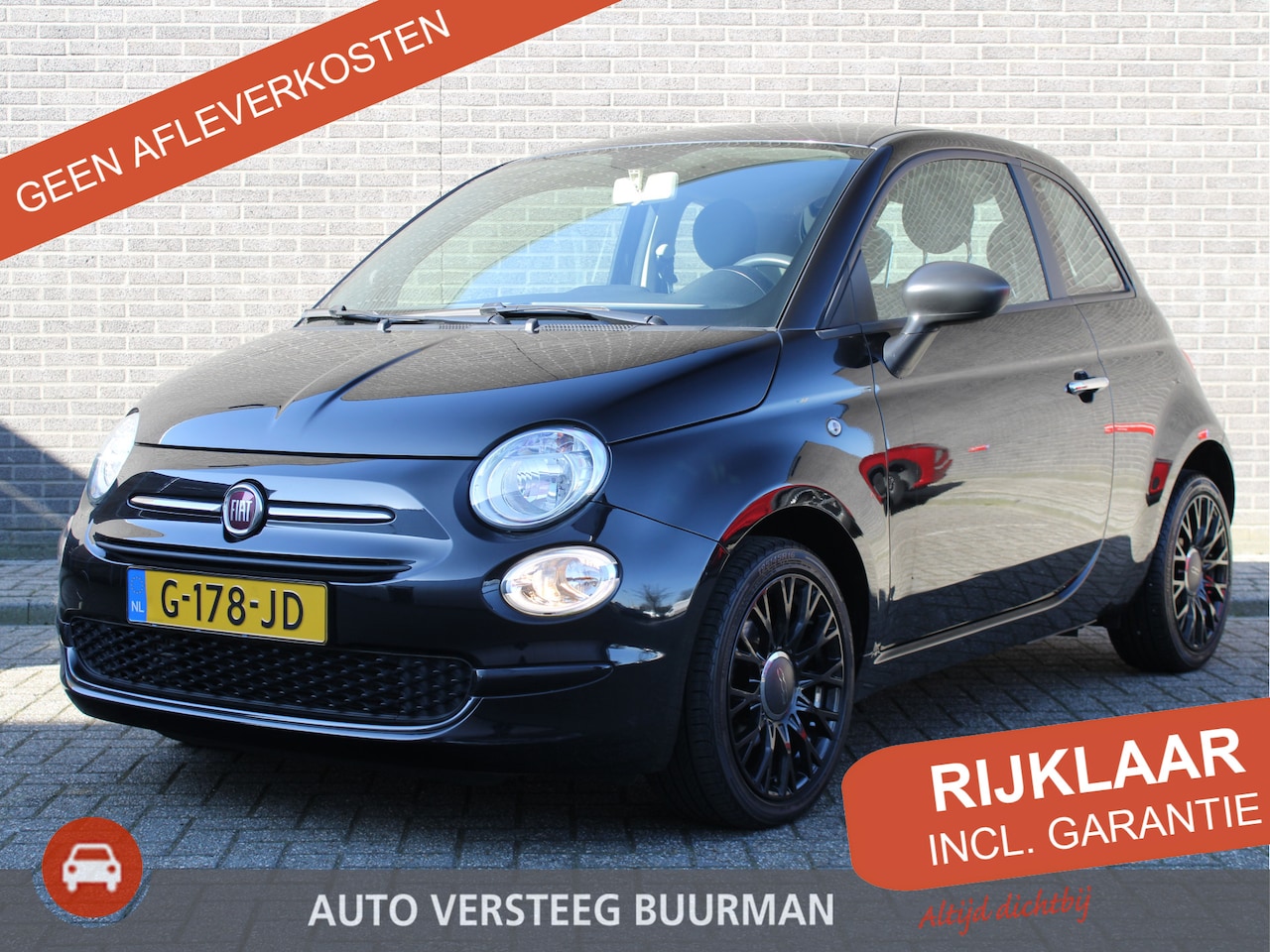 Fiat 500 - 0.9 TwinAir Turbo Young 0.9 TwinAir Turbo Young, ORG NL, Trekhaak, 16 inch velgen Cruise-Control, Bluetooth - AutoWereld.nl