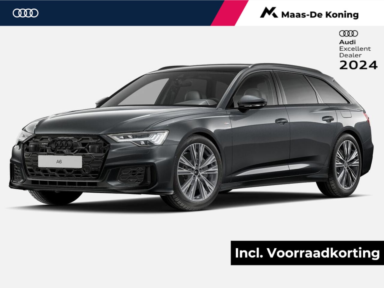 Audi A6 Avant - 50 TFSI e quattro S edition Competition 299 PK Assistentiepakket tour - Glazen panoramadak - AutoWereld.nl