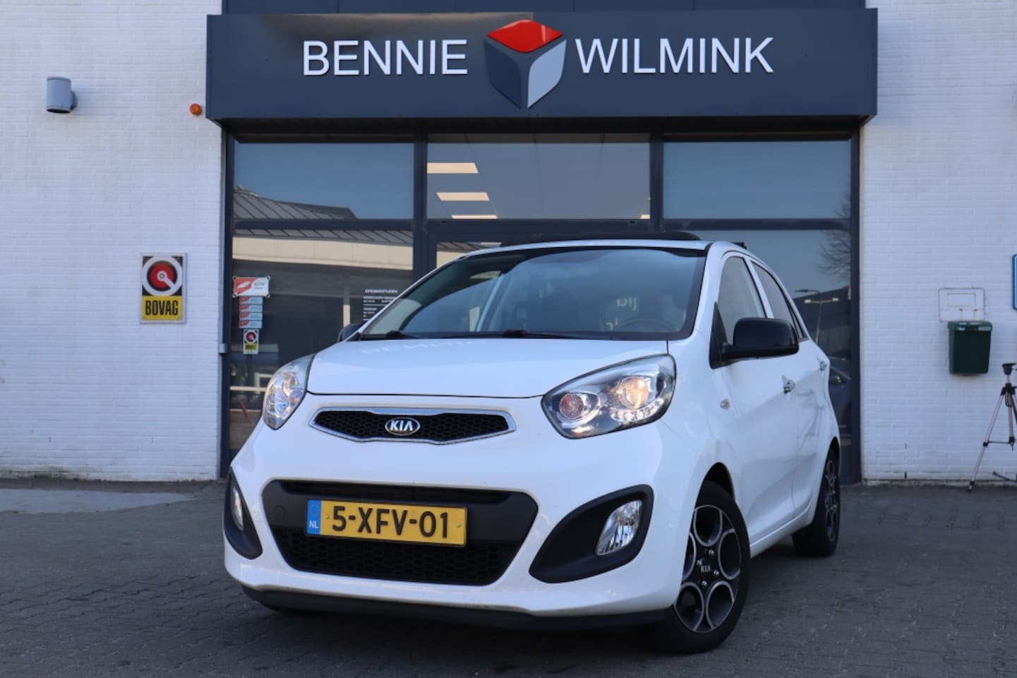 Kia Picanto - 1.0 CVVT Business Line Vouwdak/LM-velg/Bluetooth - AutoWereld.nl