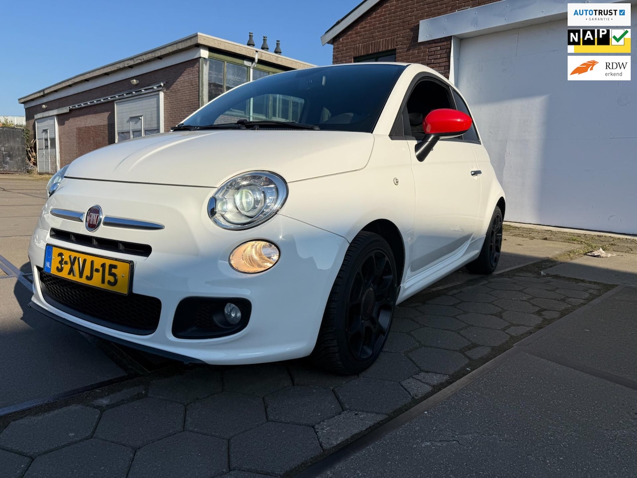 Fiat 500 - 0.9 TwinAir Turbo 500S MULTI STUUR ELEC RAMEN AUX - AutoWereld.nl