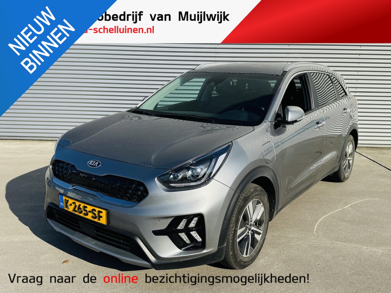 Kia Niro - 1.6 GDi PHEV DynamicPlusLine NW geleverd & Onderhouden | Privacyglass | Stoel&Stuurverw. | - AutoWereld.nl