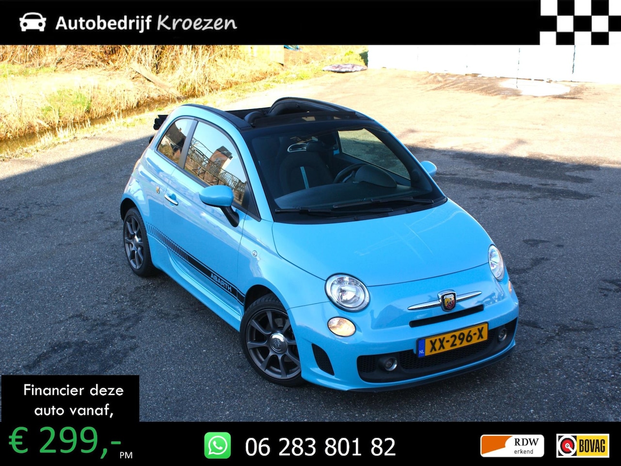 Fiat 500 C - 1.4 T-Jet Abarth Cabriolet Automaat | 140 PK | - AutoWereld.nl