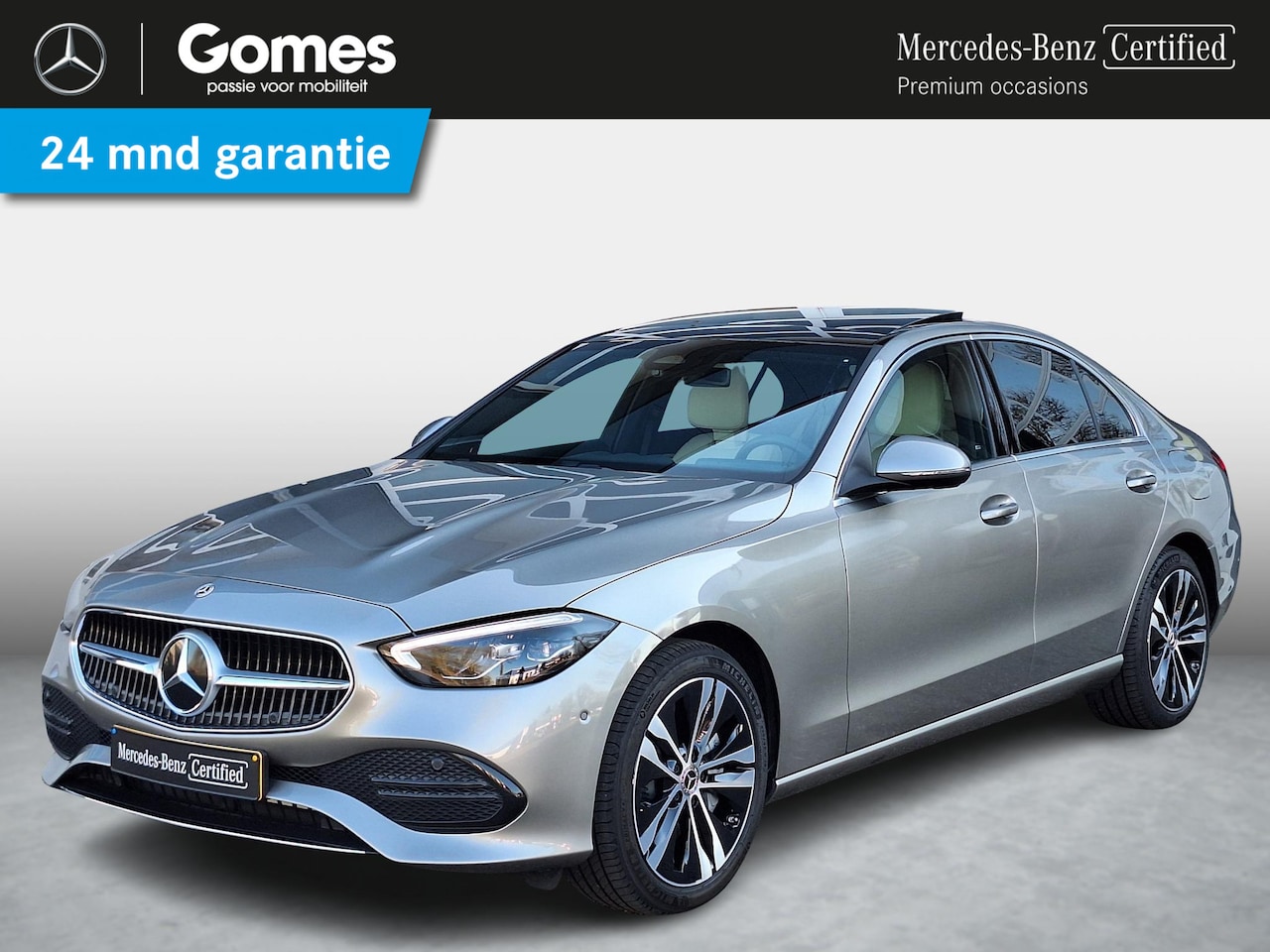 Mercedes-Benz C-klasse - 300 e Luxury | Panoramadak | Burmester Surround | Winter Pakket | Apple CarPlay | Android - AutoWereld.nl