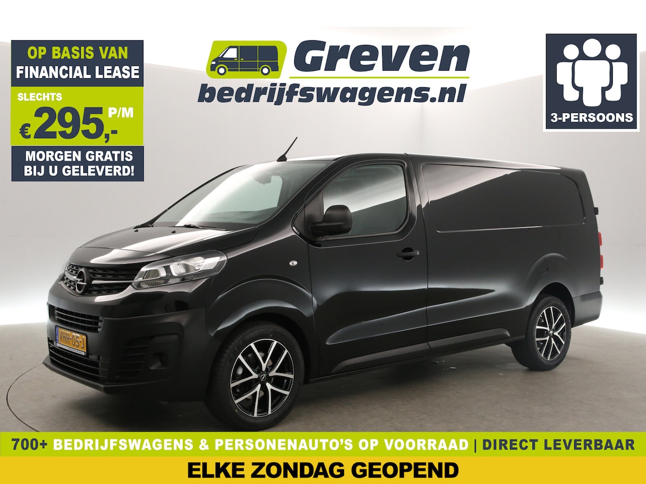 Opel Vivaro - 1.5 CDTI L3H1 Airco Cruise 3 Persoons 18"LMV PDC DAB+ Schuifdeur Elektrpakket - AutoWereld.nl